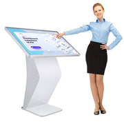 Digital Touchscreen Kiosks for Trade Shows | 4K Touchscreen Display for Trade Show Booth | Interactive Touch Screen Kiosks for Lobbys, Hotels, Restaurants, Car Dealerships, Casinos, Banks